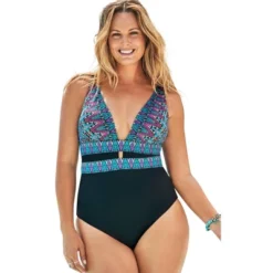 Swimsuits For All Women’s Plus Size Plunge One Piece Swimsuit 17 Swimsuits For All Women’s Plus Size Plunge One Piece Swimsuit -Women Store GUEST 7ae6ce42 8c1b 4114 91a3 58e42f888404