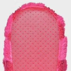 Women's Checkered Faux Fur Booties With Poms And Grippers - Pink 10 Women's Checkered Faux Fur Booties With Poms And Grippers - Pink -Women Store GUEST 7b649dc1 dde5 413f b1c1 da582b18294a