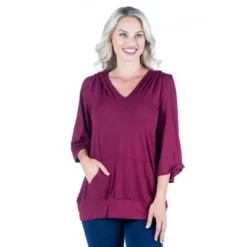 24seven Comfort Apparel Womens Trendy Oversized Fashion Hoodie Top -Women Store GUEST 7b6d5312 369d 4314 abb6 2d99894c3e0c