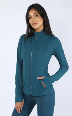 90 Degree By Reflex Womens Lightweight, Full Zip Running Track Jacket 7 90 Degree By Reflex Womens Lightweight, Full Zip Running Track Jacket - Image 5