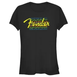 Junior's Fender Colorful Logo T-Shirt -Women Store GUEST 7e69e9e0 2d64 4c50 b56b c805640c7a85