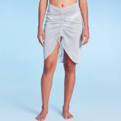 Women's Lurex Tunneled Front Cover Up Skirt - Shade & Shore™ White -Women Store GUEST 7fd47dbc 7abb 4def a65e d549d180ee9d