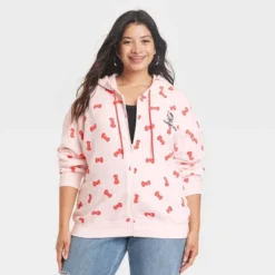Women's Sanrio Hello Kitty Bow Zip-Up Graphic Hoodie - Pink 9 Women's Sanrio Hello Kitty Bow Zip-Up Graphic Hoodie - Pink -Women Store GUEST 81132368 f877 4469 b998 aa0568e189ad