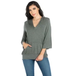 24seven Comfort Apparel Womens Trendy Oversized Fashion Hoodie Top -Women Store GUEST 8314d2a9 f749 4a17 b535 668e7ff13605