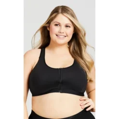 Women's Plus Size Sports Bra - Black | AVENUE 7 Women's Plus Size Sports Bra - Black | AVENUE -Women Store GUEST 85638f55 26ca 415d b477 7902e6f83a32