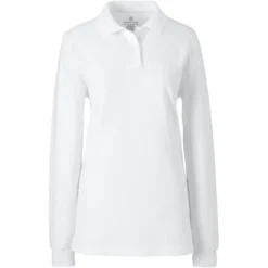 School Uniform Young Women's Long Sleeve Mesh Polo Shirt 21 School Uniform Young Women's Long Sleeve Mesh Polo Shirt -Women Store GUEST 8627d84d 6faf 4bb4 9a9e c9dc13abd274