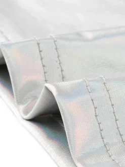 Allegra K Women's Metallic Cropped One Shoulder Party Tank Tops -Women Store GUEST 86354cfd 807d 43f3 a621 ff6481508395