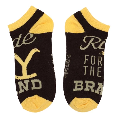 Yellowstone Quotes 5-Pair Women's Ankle Socks 5 Yellowstone Quotes 5-Pair Women's Ankle Socks - Image 3