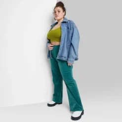 Women's Mid-Rise Corduroy Flare Pants - Wild Fable™ -Women Store GUEST 88ef4b62 fcde 4992 b86f 4c08d8ce08f3