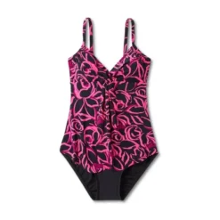 Women's UPF 50 Draped Front One Piece Swimsuit - Aqua Green® -Women Store GUEST 89f54071 b024 4fb2 a7c5 601becce8c6b