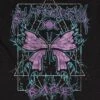 Bioworld Distressed Metal Butterfly Crew Neck Short Sleeve Black Heather Women's Night Shirt 1 Bioworld Distressed Metal Butterfly Crew Neck Short Sleeve Black Heather Women's Night Shirt -Women Store GUEST 8a4575f6 5ade 4d55 bbbe a4fd4008c520
