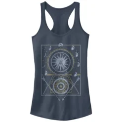 Junior's Peaceful Warrior Moon Phases Racerback Tank Top 5 Junior's Peaceful Warrior Moon Phases Racerback Tank Top -Women Store GUEST 8c20606e 6967 4296 b276 47e17f14a491