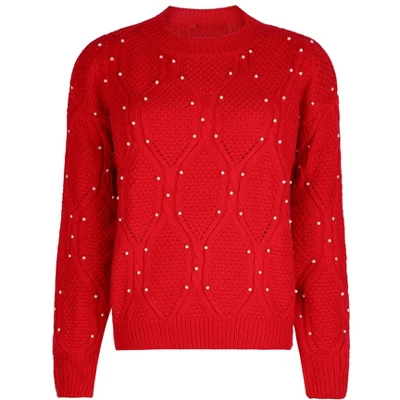 Allegra K Women's Winter Crew Neck Long Sleeve Cable Knit Pullover Sweater 7 Allegra K Women's Winter Crew Neck Long Sleeve Cable Knit Pullover Sweater - Image 5