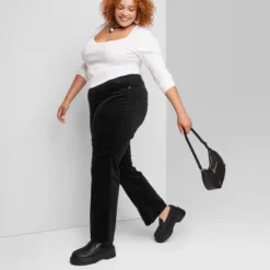 Women's Mid-Rise Corduroy Flare Pants - Wild Fable™ -Women Store GUEST 8ea4b303 7e45 44c3 984a 60e6d995022a