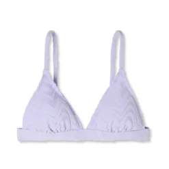 Women's Wavy Terry Textured Triangle Bikini Top - Wild Fable™ Lilac Purple 14 Women's Wavy Terry Textured Triangle Bikini Top - Wild Fable™ Lilac Purple -Women Store GUEST 8ffec605 35e6 40ff b4ef 42cee51458bc