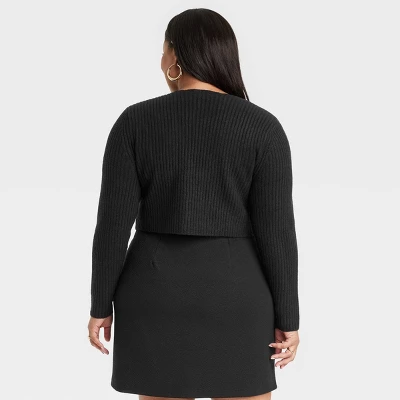 Women's Faux Cashmere Shrug Cardigan - Ava & Viv™ 3 Women's Faux Cashmere Shrug Cardigan - Ava & Viv™