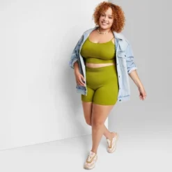 Women's High-Rise Seamless Bike Shorts - Wild Fable™ -Women Store GUEST 91b683cd bb0c 48d4 a958 fb5e895e3c1e