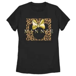 Women's Mickey & Friends Leopard Square Minnie T-Shirt -Women Store GUEST 92131ffe 8878 443e a82a 9c7b77042911