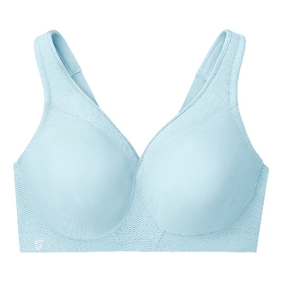 Glamorise Womens MagicLift Seamless Sports Wirefree Bra 1006 Frosted Aqua 5 Glamorise Womens MagicLift Seamless Sports Wirefree Bra 1006 Frosted Aqua - Image 3