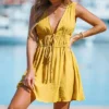 Women's Dual Tie Front Cover-Up Dress - Cupshe 1 Women's Dual Tie Front Cover-Up Dress - Cupshe -Women Store GUEST 9317a859 0035 439c 8b4b bdd4b8a3cf22