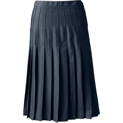 Lands' End Lands' End School Uniform Women's Solid Pleated Skirt Below The Knee 5 Lands' End Lands' End School Uniform Women's Solid Pleated Skirt Below The Knee - Image 3