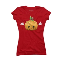 Junior's Design By Humans Halloween Pumpkin Monster 6 By LironPeer T-Shirt -Women Store GUEST 9427c0cd 0bc4 4496 b0b6 587df9d2d771