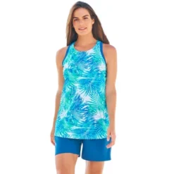 Swim 365 Women’s Plus Size Longer-Length Racerback Tankini Top 24 Swim 365 Women’s Plus Size Longer-Length Racerback Tankini Top -Women Store GUEST 946e6798 b9d0 478c a677 0594d75b10bb