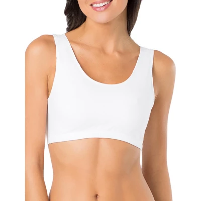 Fruit Of The Loom Tank Style Cotton Sports Bra 3 Fruit Of The Loom Tank Style Cotton Sports Bra