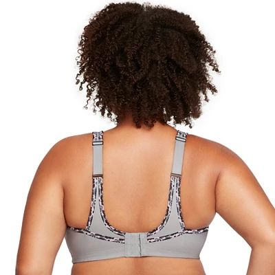 Glamorise Womens No-Bounce Camisole Sports Wirefree Bra 1066 Soft Gray 3 Glamorise Womens No-Bounce Camisole Sports Wirefree Bra 1066 Soft Gray