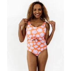 Lime Ricki Women's Daphne Knotted One-Piece -Women Store GUEST 9577519c 3124 4c5c b309 c5ed928f2a73