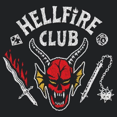 Women's Stranger Things Hellfire Club Costume Racerback Tank Top 3 Women's Stranger Things Hellfire Club Costume Racerback Tank Top