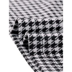 Allegra K Women's Vintage Houndstooth Square Neck Contrast Long Sleeve Midi Bodycon Dress -Women Store GUEST 96459490 898b 4274 ba5a 7cf673317be6