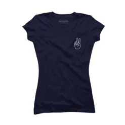 Junior's Design By Humans Peace By Desiredesign T-Shirt -Women Store GUEST 96d6559f 02a4 4cf8 a8c2 567bbd1d8fc7