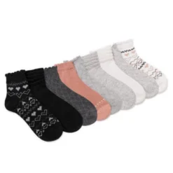 MUK LUKS Women's 12 Pair Pack Mini Crew Socks -Women Store GUEST 972bee13 e2f0 49c8 a98d cd487ddeaccb