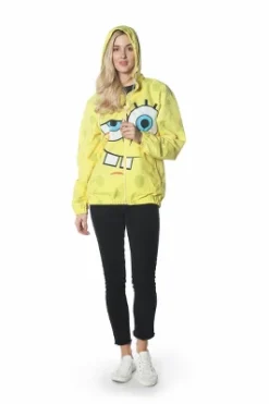 Members Only - Women's Spongebob Windbreaker Oversized Jacket -Women Store GUEST 976ae6d7 bf60 4c23 9322 bf8c6d64eb2f
