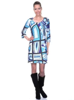 Women's 3/4 Bell Sleeve Genevieve Dress - White Mark -Women Store GUEST 97f35101 e9c2 4a55 8e8f 0574159dd8fa