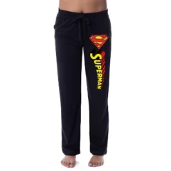 DC Comics Womens' Superman Logo Icon Classic Sleep Pajama Pants Black -Women Store GUEST 985640b8 e992 4215 81b5 77e0050bb7c5