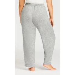Women's Plus Size Hacci Sleep Pant - Gray | AVENUE 11 Women's Plus Size Hacci Sleep Pant - Gray | AVENUE -Women Store GUEST 98e5e748 488b 4d2e 942a e04d2f3ddac4