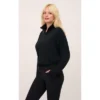 Yogalicious Softlite Scuba Modal Delilah Long Sleeve Half Zip Sweatshirt