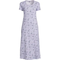Lands' End Women's Cotton Short Sleeve Midcalf Nightgown 15 Lands' End Women's Cotton Short Sleeve Midcalf Nightgown -Women Store GUEST 9abd1e63 a911 47ca 8b10 d3bba7a8740e