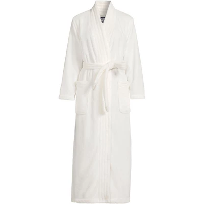 Lands' End Women's Cozy Plush Long Wrap Robe 10 Lands' End Women's Cozy Plush Long Wrap Robe - Image 8