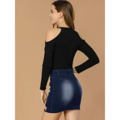 Allegra K Women's Zip Front Slim Fit High Waist Mini Denim Skirts 11 Allegra K Women's Zip Front Slim Fit High Waist Mini Denim Skirts -Women Store GUEST 9b6165a7 62e9 40d0 8625 d70ae73551d1