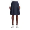 Lands' End Lands' End School Uniform Women's Poly-Cotton Box Pleat Skirt Top Of Knee -Women Store GUEST 9cf39ae9 3761 45ee aeec 92e7e52e4e4b