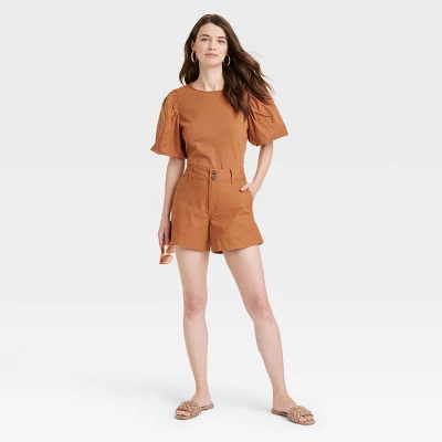 Women's High-Rise Everyday Shorts - A New Day™ 4 Women's High-Rise Everyday Shorts - A New Day™ - Image 2