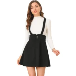 Allegra K Women's Casual Overall Dress Strap Button Front Suspender Skirt 15 Allegra K Women's Casual Overall Dress Strap Button Front Suspender Skirt -Women Store GUEST 9de29834 7065 40f5 9e49 1f4c33926372