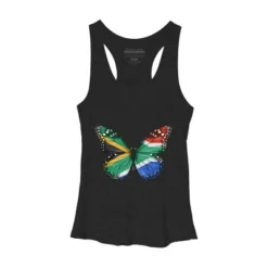 Women's Design By Humans Butterfly Flag Of South Africa By GiftsIdeas Racerback Tank Top -Women Store GUEST 9e5cbd47 e369 461e bf7d affc9b67d30b