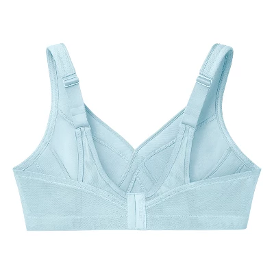 Glamorise Womens MagicLift Seamless Sports Wirefree Bra 1006 Frosted Aqua 6 Glamorise Womens MagicLift Seamless Sports Wirefree Bra 1006 Frosted Aqua - Image 4