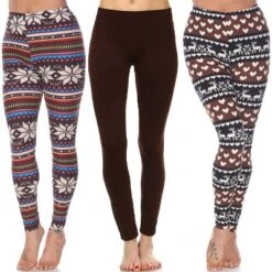 Women's Pack Of 3 Leggings - One Size Fits Most - White Mark -Women Store GUEST 9ea49e0c 03da 4f8e 95e4 eff654f414a0
