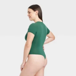 Women's 4-Way Stretch Short Sleeve Bodysuit - Auden™ Green 10 Women's 4-Way Stretch Short Sleeve Bodysuit - Auden™ Green -Women Store GUEST a1783216 1cbd 4ff7 b606 daca08eb9524