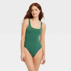 Women's 4-Way Stretch Tank Bodysuit - Auden™ Green 11 Women's 4-Way Stretch Tank Bodysuit - Auden™ Green -Women Store GUEST a467c5f2 baf4 4dcd 88df cf7319f76b4e